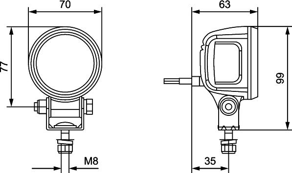 HELLA 1G0 996 210-011 - Darba gaismas lukturis ps1.lv
