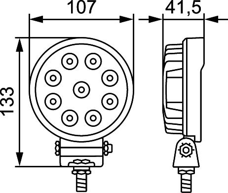 HELLA 1G0 357 101-012 - Darba gaismas lukturis ps1.lv