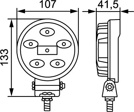 HELLA 1G0 357 108-012 - Darba gaismas lukturis ps1.lv