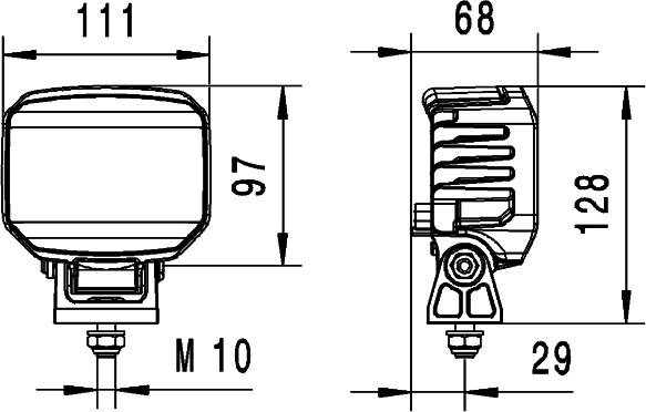 HELLA 1GA 996 488-011 - Darba gaismas lukturis ps1.lv