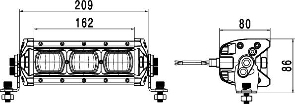 HELLA 1GE 360 000-002 - Darba gaismas lukturis ps1.lv