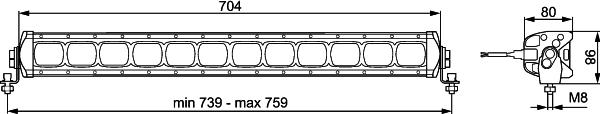 HELLA 1GJ 360 003-002 - Darba gaismas lukturis ps1.lv