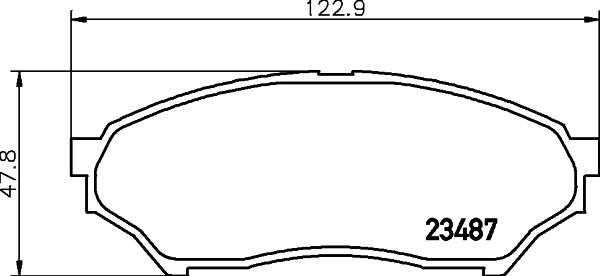 HELLA 8DB 355 009-521 - Bremžu uzliku kompl., Disku bremzes ps1.lv