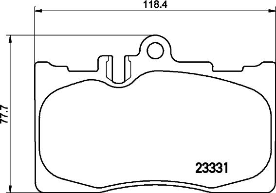 HELLA 8DB 355 009-861 - Bremžu uzliku kompl., Disku bremzes ps1.lv