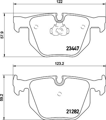 HELLA 8DB 355 009-331 - Bremžu uzliku kompl., Disku bremzes ps1.lv