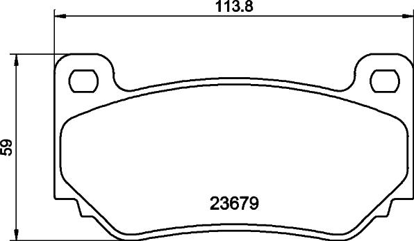 HELLA 8DB 355 009-721 - Bremžu uzliku kompl., Disku bremzes ps1.lv