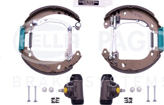 HELLA 8DB 355 004-511 - Bremžu loku komplekts ps1.lv