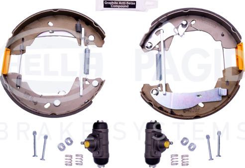 HELLA 8DB 355 004-121 - Bremžu loku komplekts ps1.lv