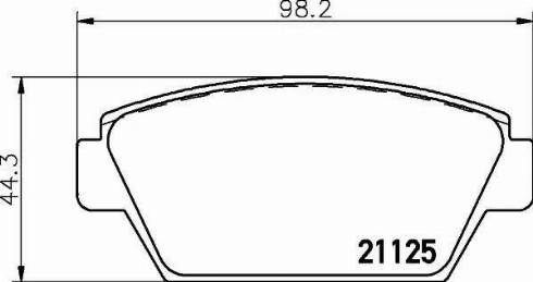 HELLA 8DB 355 006-231 - Bremžu uzliku kompl., Disku bremzes ps1.lv