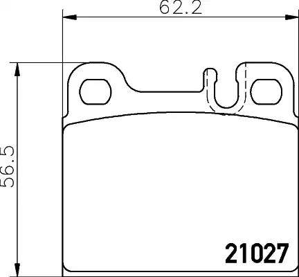 HELLA 8DB 355 008-101 - Bremžu uzliku kompl., Disku bremzes ps1.lv