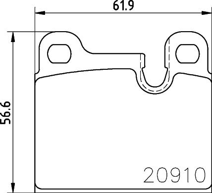 HELLA 8DB 355 008-111 - Bremžu uzliku kompl., Disku bremzes ps1.lv