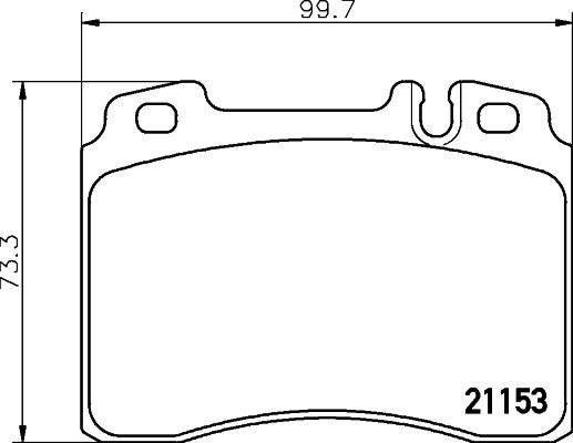 HELLA 8DB 355 008-181 - Bremžu uzliku kompl., Disku bremzes ps1.lv