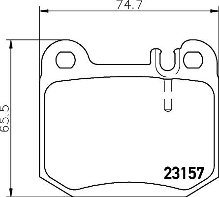 HELLA 8DB 355 008-831 - Bremžu uzliku kompl., Disku bremzes ps1.lv