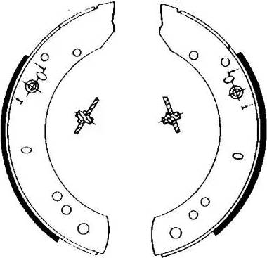 HELLA 8DB 355 002-081 - Bremžu loku komplekts ps1.lv