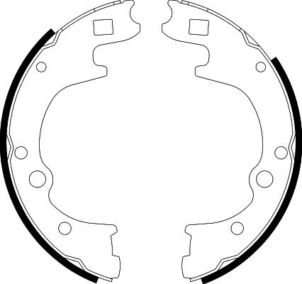 HELLA 8DB 355 002-111 - Bremžu loku komplekts ps1.lv