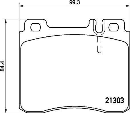 HELLA 8DB 355 007-551 - Bremžu uzliku kompl., Disku bremzes ps1.lv