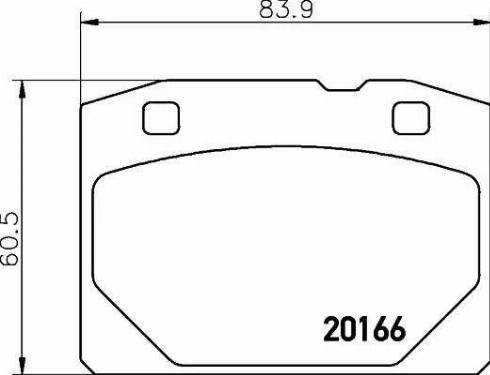 HELLA 8DB 355 007-191 - Bremžu uzliku kompl., Disku bremzes ps1.lv