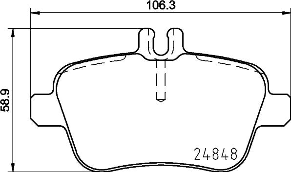 HELLA 8DB 355 019-641 - Bremžu uzliku kompl., Disku bremzes ps1.lv