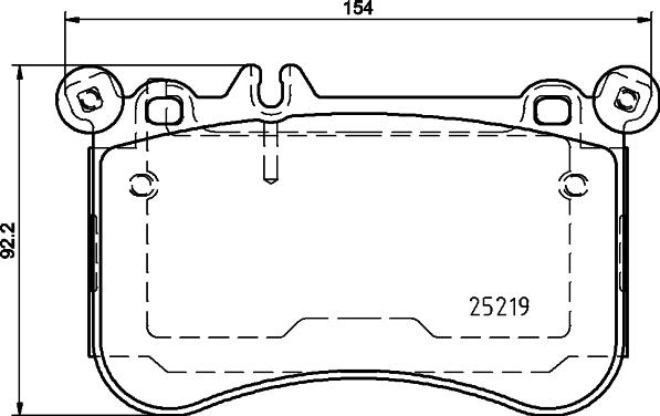 HELLA 8DB 355 019-671 - Bremžu uzliku kompl., Disku bremzes ps1.lv