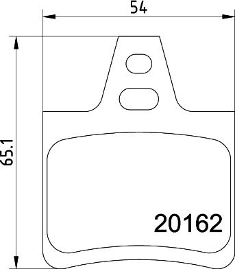 HELLA 8DB 355 019-011 - Bremžu uzliku kompl., Disku bremzes ps1.lv