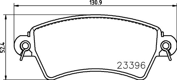 HELLA 8DB 355 019-341 - Bremžu uzliku kompl., Disku bremzes ps1.lv