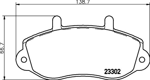 HELLA 8DB 355 019-321 - Bremžu uzliku kompl., Disku bremzes ps1.lv