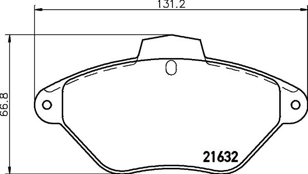 HELLA 8DB 355 019-211 - Bremžu uzliku kompl., Disku bremzes ps1.lv