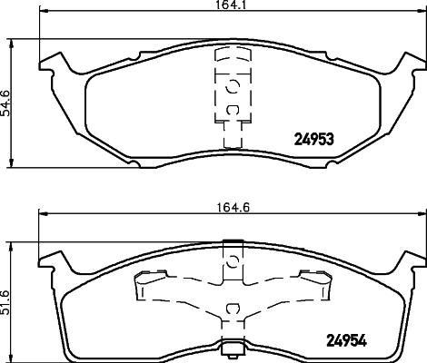 HELLA 8DB 355 014-971 - Bremžu uzliku kompl., Disku bremzes ps1.lv