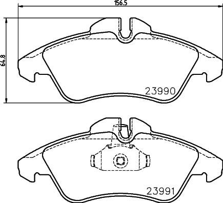 HELLA 8DB 355 014-481 - Bremžu uzliku kompl., Disku bremzes ps1.lv