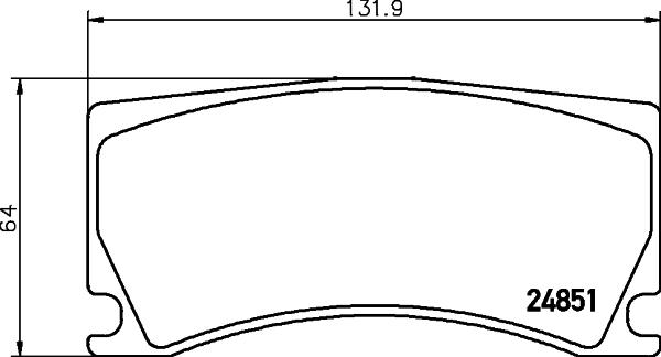 HELLA 8DB 355 014-101 - Bremžu uzliku kompl., Disku bremzes ps1.lv