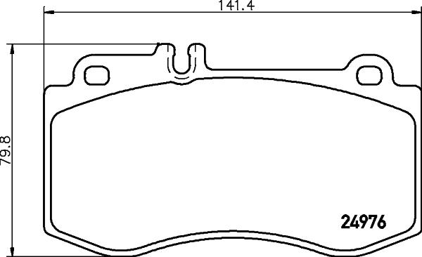 HELLA 8DB 355 014-821 - Bremžu uzliku kompl., Disku bremzes ps1.lv