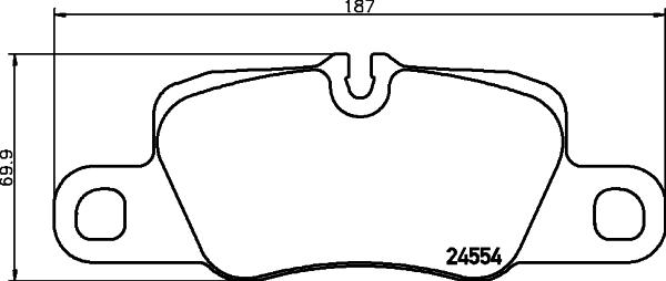 HELLA 8DB 355 015-651 - Bremžu uzliku kompl., Disku bremzes ps1.lv