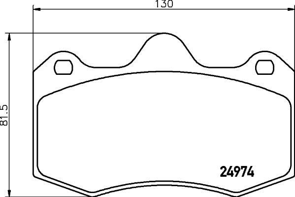 HELLA 8DB 355 015-111 - Bremžu uzliku kompl., Disku bremzes ps1.lv