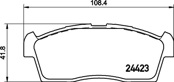 HELLA 8DB 355 015-731 - Bremžu uzliku kompl., Disku bremzes ps1.lv