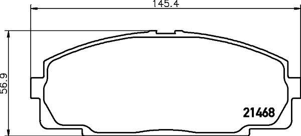 HELLA 8DB 355 016-921 - Bremžu uzliku kompl., Disku bremzes ps1.lv