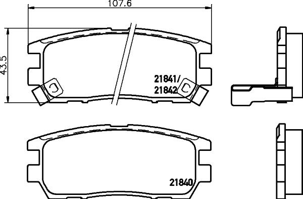 HELLA 8DB 355 016-471 - Bremžu uzliku kompl., Disku bremzes ps1.lv