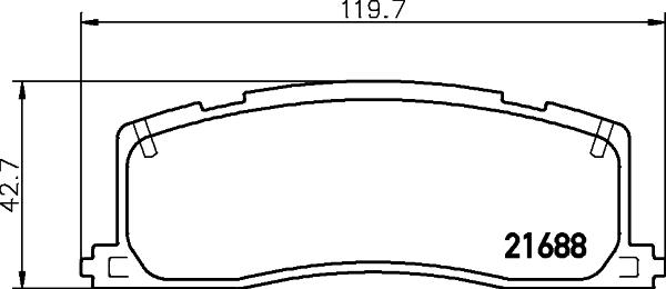 HELLA 8DB 355 016-391 - Bremžu uzliku kompl., Disku bremzes ps1.lv