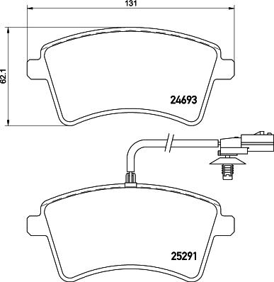 Valeo 9010801 - Bremžu uzliku kompl., Disku bremzes ps1.lv