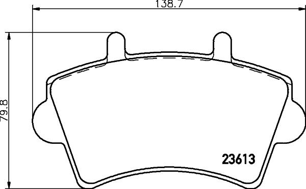 HELLA 8DB 355 010-021 - Bremžu uzliku kompl., Disku bremzes ps1.lv