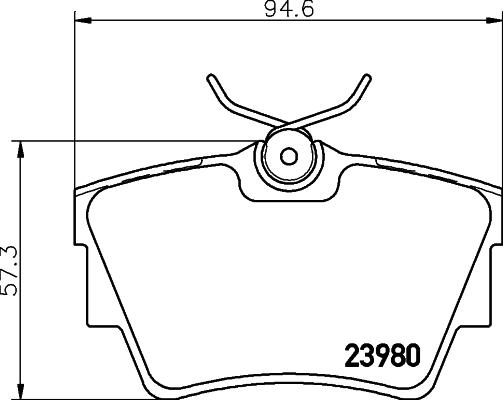 HELLA 8DB 355 010-761 - Bremžu uzliku kompl., Disku bremzes ps1.lv