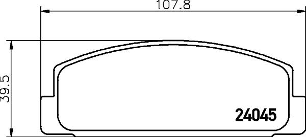 HELLA 8DB 355 011-131 - Bremžu uzliku kompl., Disku bremzes ps1.lv