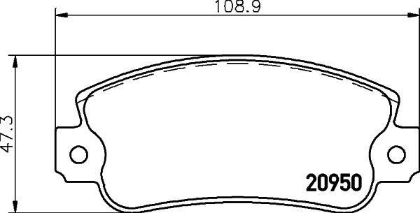 HELLA 8DB 355 018-991 - Bremžu uzliku kompl., Disku bremzes ps1.lv