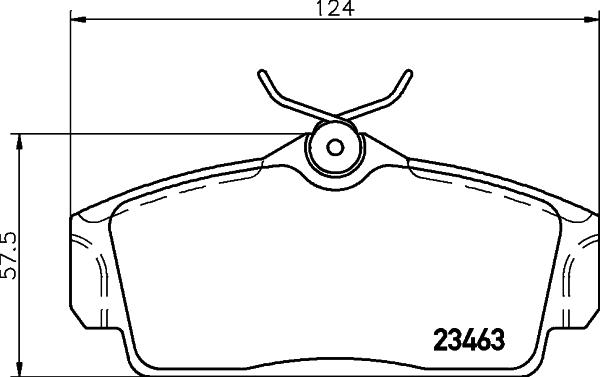 HELLA 8DB 355 018-441 - Bremžu uzliku kompl., Disku bremzes ps1.lv