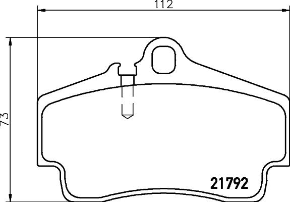 HELLA 8DB 355 018-481 - Bremžu uzliku kompl., Disku bremzes ps1.lv