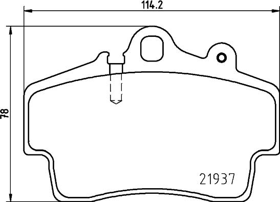 HELLA 8DB 355 018-471 - Bremžu uzliku kompl., Disku bremzes ps1.lv