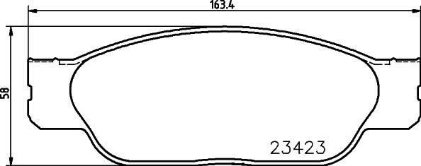 HELLA 8DB 355 018-551 - Bremžu uzliku kompl., Disku bremzes ps1.lv