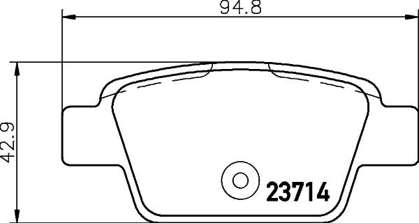 HELLA 8DB 355 018-851 - Bremžu uzliku kompl., Disku bremzes ps1.lv