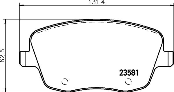 HELLA 8DB 355 018-801 - Bremžu uzliku kompl., Disku bremzes ps1.lv