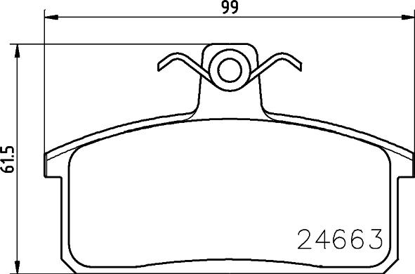 HELLA 8DB 355 013-451 - Bremžu uzliku kompl., Disku bremzes ps1.lv