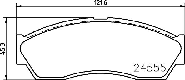 HELLA 8DB 355 013-431 - Bremžu uzliku kompl., Disku bremzes ps1.lv